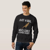Cool Leopard Gecko für Mädchen Kind Kind Tiny Dino Sweatshirt (Vorne ganz)