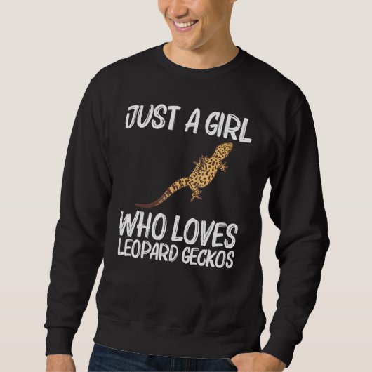 Cool Leopard Gecko für Mädchen Kind Kind Tiny Dino Sweatshirt (Vorderseite)