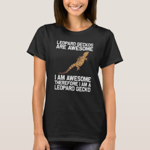 Cool Leopard Gecko für Männer Frauen Tiny Dinosaur T-Shirt