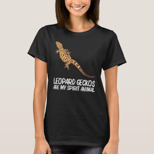 Cool Leopard Gecko für Männer Frauen Tiny Dinosaur T-Shirt (Vorderseite)
