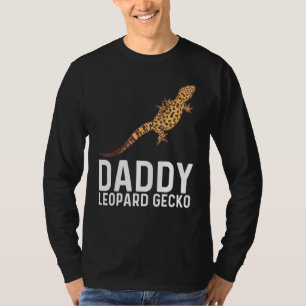Cool Leopard Gecko für Männer Vater Tiny Dinosaur T-Shirt