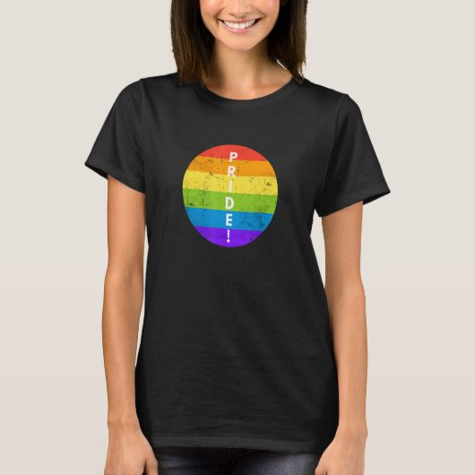 Cool LGBT Pride Celebrate Equality Rainbow Flag LG T-Shirt (Vorderseite)