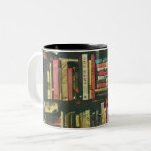 Cool library lover gift zweifarbige tasse (Vorderseite Links)