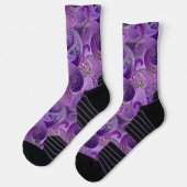 Cool Lila Paisley Pattern Socken (Links)