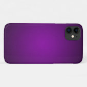 Cool Lila-Schwarz-Grainy Vignette Case-Mate iPhone Hülle (Rückseite (Horizontal))