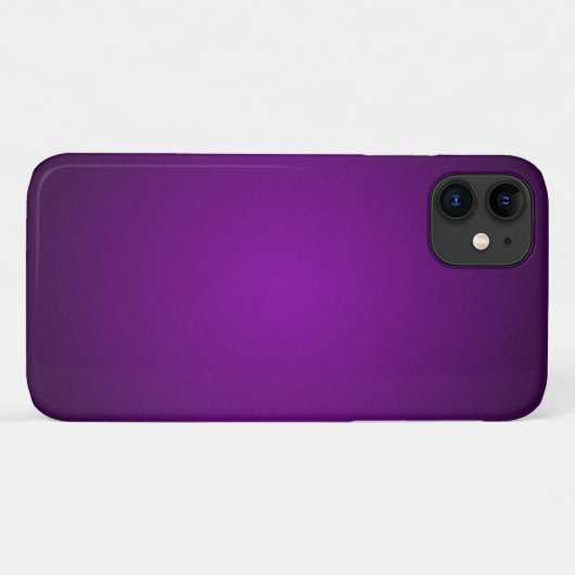 Cool Lila-Schwarz-Grainy Vignette Case-Mate iPhone Hülle (Rückseite (Horizontal))