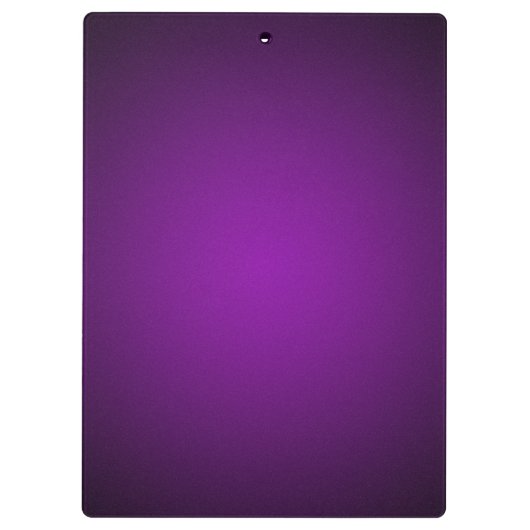Cool Lila-Schwarz-Grainy Vignette Klemmbrett (Rückseite)
