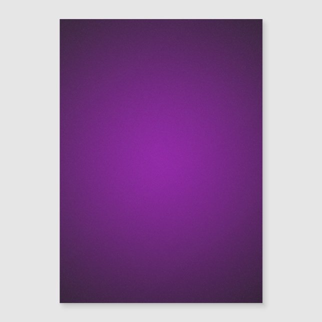 Cool Lila-Schwarz-Grainy Vignette Magnetkarte (Vorderseite)