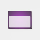 Cool Lila-Schwarz-Grainy Vignette Post-it Klebezettel (Vorderseite)