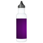 Cool Lila-Schwarz-Grainy Vignette Trinkflasche (Links)