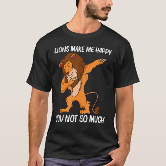 Cool Lion For Men Women Jungle Safari Animal 2 T-Shirt (Vorderseite)