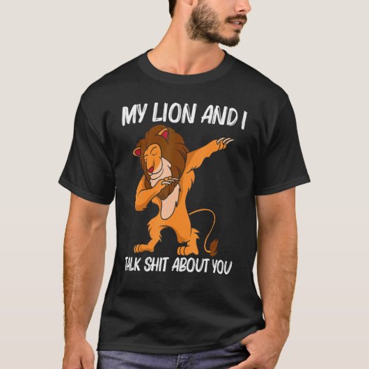 Cool Lion For Men Women Jungle Safari Animal T-Shirt (Vorderseite)