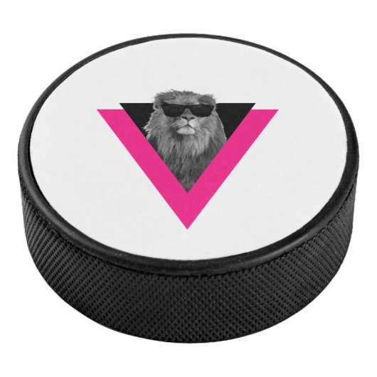 Cool Lion Hockey Puck (3/4)