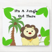 Cool Lion Jungle Theme Mousepad (Vorne)