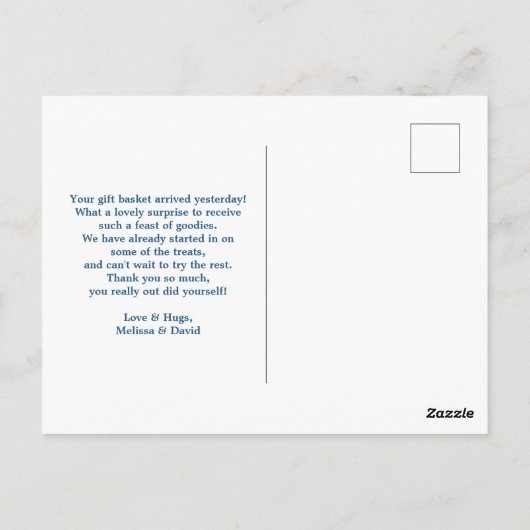 Cool Llama auf Silver Bokeh & Icy Blue Vielen Dank Postkarte (Rückseite)