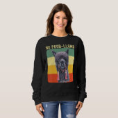 Cool Llama For Men Women No Prob Llama Alpaca Farm Sweatshirt (Vorne ganz)