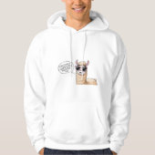 Cool Llama in Aktion!" Hoodie (Vorderseite)