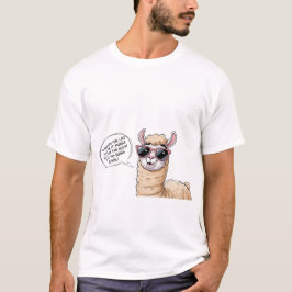 Cool Llama in Aktion!" T-Shirt