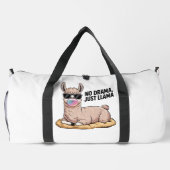 Cool Llama No Drama Attitude Duffle Bag (Rückseite)