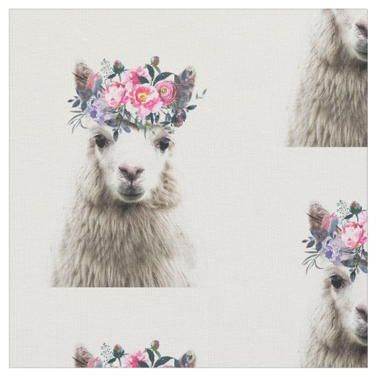 Cool Llama Stoff (Nahaufnahme)