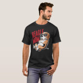Cool Looking Beagle Mom with Sunglasses Dog Lover T-Shirt (Vorne ganz)
