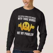 Cool Looking The Path Of Inner Peace Begins With T Sweatshirt (Vorderseite)