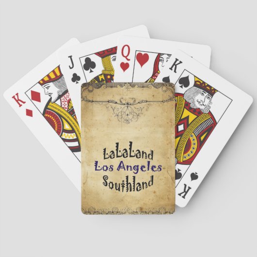 Cool Los Angeles Playing Cards! Spielkarten (Rückseite)