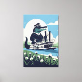 Cool Louisiana paddle steamer Leinwanddruck (Vorderseite)