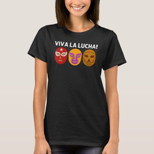 Cool Lucha Libre For Men Women Luchador Mexican Wr T-Shirt (Vorderseite)