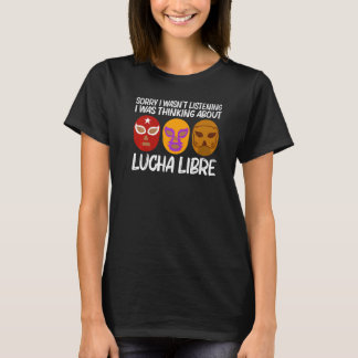 Cool Lucha Libre für Männer Luchador Mexikanischer T-Shirt