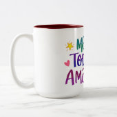 cool machen Sie heute fantastisches fantastisches Zweifarbige Tasse (Links)