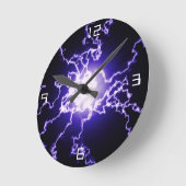 Cool Magic Lightning Ball Runde Wanduhr (Winkel)