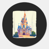 Cool Magical Kingdom Castle Costume For Boys And G Runder Aufkleber (Vorderseite)