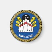 COOL! Magnet -Bowling- Benutzerdefinierter Bowler (Vorne)