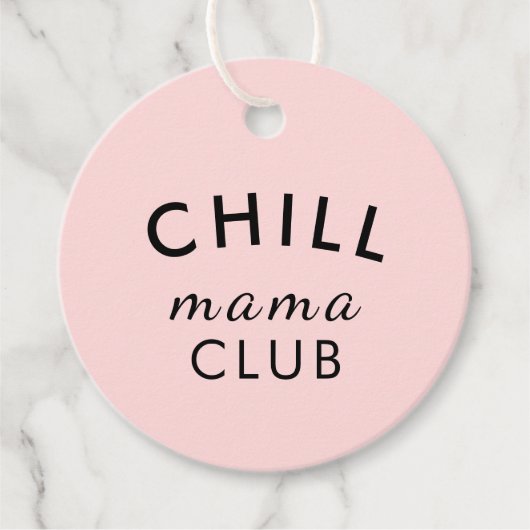 Cool Mama Club Modernes Pink Design Geschenkanhänger (Vorderseite)