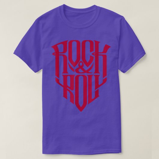 Cool Männerrock & Roll Music Graphic T-Shirt (Design vorne)