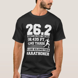 Cool Marathon Art Men Marathonläufer 26. T-Shirt