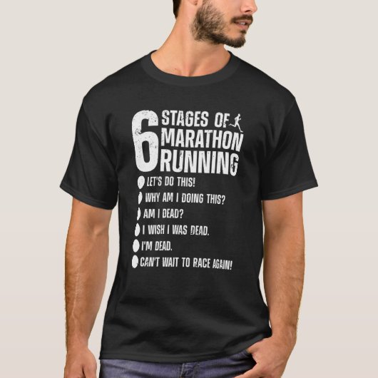 Cool Marathon Männer Marathonläufer 26 2 Fi T-Shirt (Vorderseite)