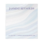 Cool Marble Geode Editor Notizblock (Vorderseite)