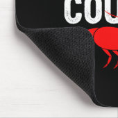 Cool Mardi Gras cajun Couyon Funny Slang Kultur Mousepad (Ecke)