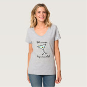 Cool Martini und Pimento Olivenweg Bachelorette T-Shirt (Vorderseite Vollansicht)
