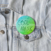 Cool Mask Original Handwriting Grün/Blau Button (Beispiel)