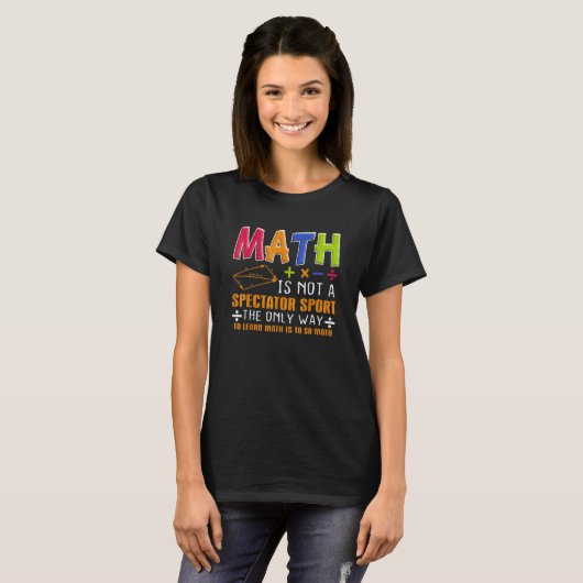 Cool Math For Men Women Mathematics Number Math T-Shirt (Vorne ganz)