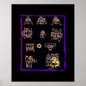 Cool Mayan Design Poster (Vorne)