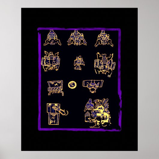 Cool Mayan Design Poster (Vorne)