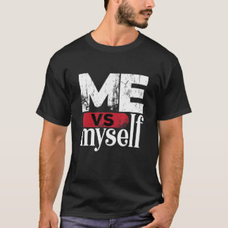 Cool Me Vs selbst Zitate Illustration Grafik 2 T-Shirt