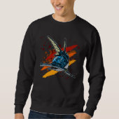 Cool mechanical Shark Sweatshirt (Vorderseite)
