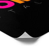 Cool Men's Women's Kids Colorful Rome Italy Graphi Poster (Ecke)