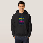 Cool Miami Florida USA Illustration  Graphic Desig Hoodie (Vorne ganz)