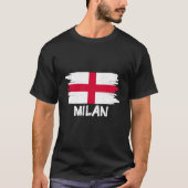 Cool Milan Flag T-Shirt (Vorderseite)